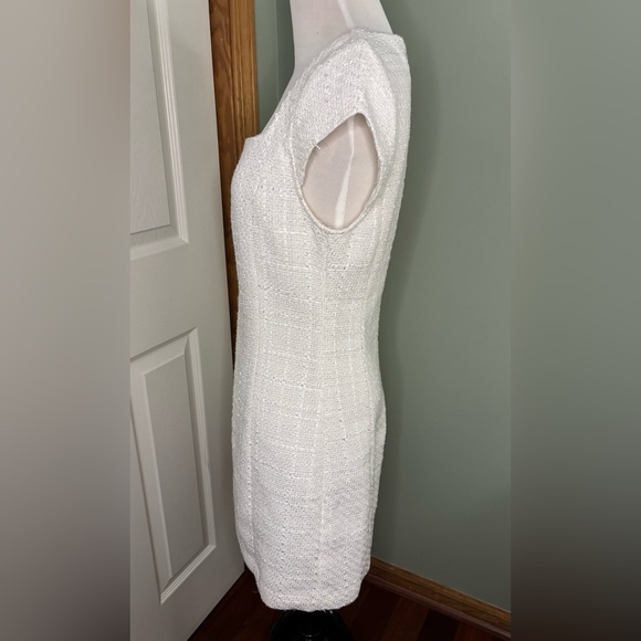 H&M White Tweed Mini Dress - Picture 3 of 5